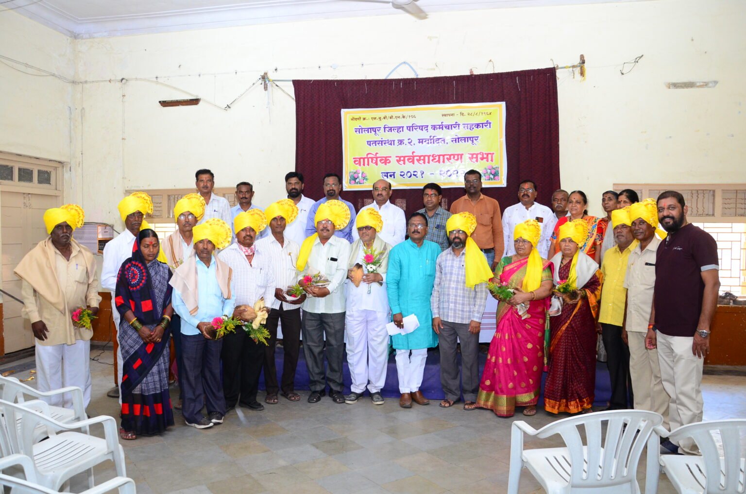 Group photo of members at the award function.